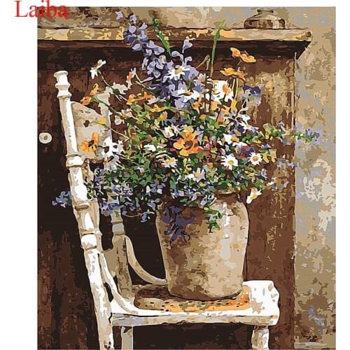 Laiba Painting Flowers By Numbers
