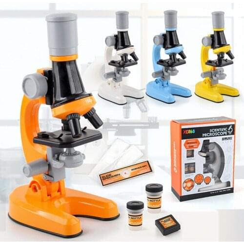 Childrens beginner microscope upgrade version of childrens microscope science kit kindergarten early education teaching aids