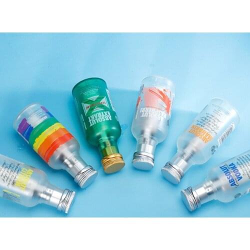 2021 Super cute little bottle Model furnishing articles Butane inflatable gas Cigarette lighter 1 random men women Smoking gift