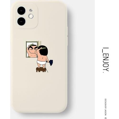 Official Original Soft Silicone Case for Apple iPhone 11 12 13 Pro MAX SE 2020 XR XS X 6 6s 7 8 Plus Shockproof Cute Phone Cover