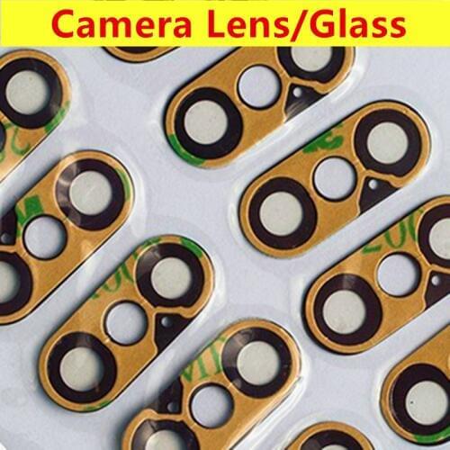 20 PCS/Lots Rear Back Camera Lens for iPhone 7 8 Plus X Xr Xs Max Glass Cover with 3M Sticker Adhesive Repair Replacement Parts