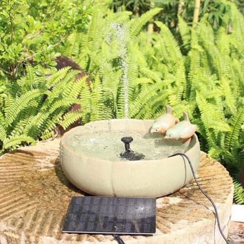 Solar Power Floating Fountain Water Pump Brushless Solar Garden Motor Decorative Fountain Solar For Garden Pool Fountain L5U9
