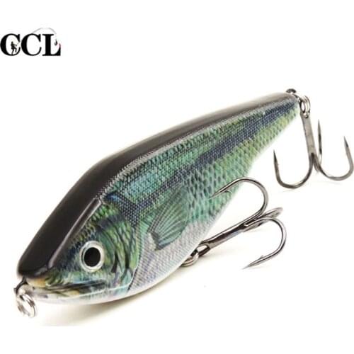 Jerk Bait Fishing Lures 90mm 26g for Musky Pike Suspending Swim Actions With Nickel Treble Hooks 3D Eyes