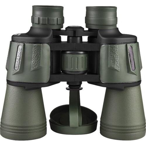 Professional Binoculars 20*50 3000m Bak4 Super Clear Shockproof Non-slip Army Green Telescope Outdoor Camping Equipment