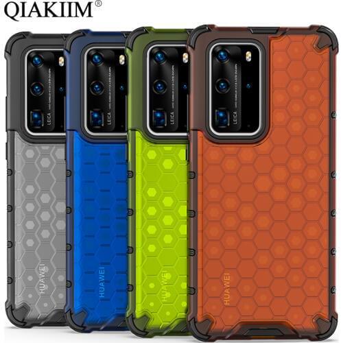 Shockproof Armor Case for Huawei P40 Pro P30 Lite Mate 30 20X Honor 30S V30 V20 20 Nova 8 7i 7 6 SE Cover Honeycomb Phone Cases