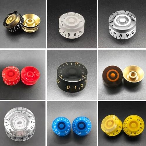 12pcs LP Guitar Knobs Straight Volume Tone Speed Control Knob for Guitar Replacement Electric Guitar Parts & Accessories