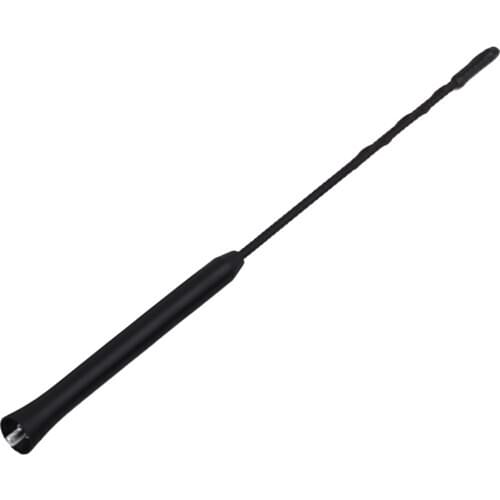 11'' Universal Car Roof Mast Whip Stereo Radio FM/AM Signal Aerial Amplified Antenna For VW BMW Benz Mazda Audi Toyota Seat Ford