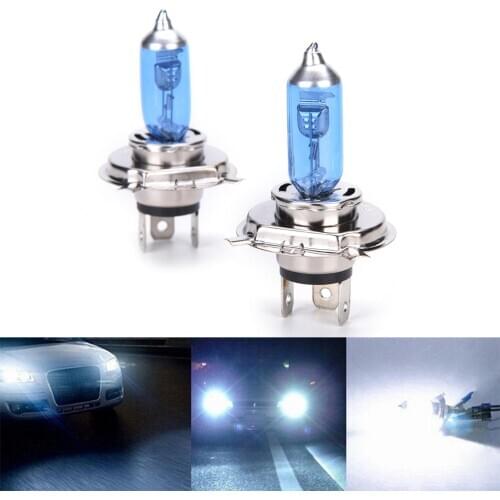 2 x Car Auto H4 HID Super gen Bulb Lamp Light White Headlight 12V 100W