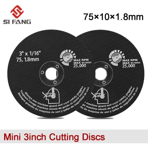 20pcs/Set 75mm Circular Resin Grinding Wheel Saw Blades Cutting Wheel Disc Enhanced Dual Mesh For Metal Cutting Disc