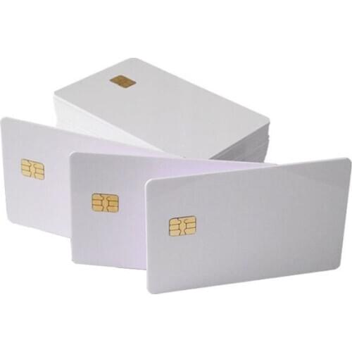 500pcs IC card ,smart card ,chip 4442 card,contact type ic card, widely used in consumer systems