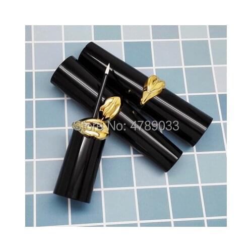 Free Shipping 30pcs 8ml Empty Eyelashes Eyeliner Tube Container Vials Bottle Black DIY Mini Lip Gloss Split Bottle