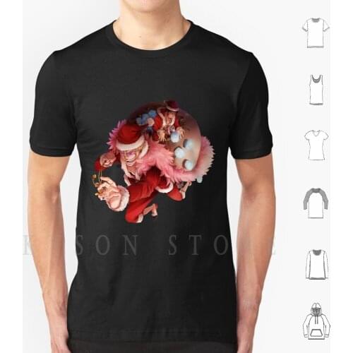 One Piece Fan Art , Doflamingo T Shirt Diy Big Size Cotton One Piece Fan Art One Piece Sanji Wano One Piece Christmas