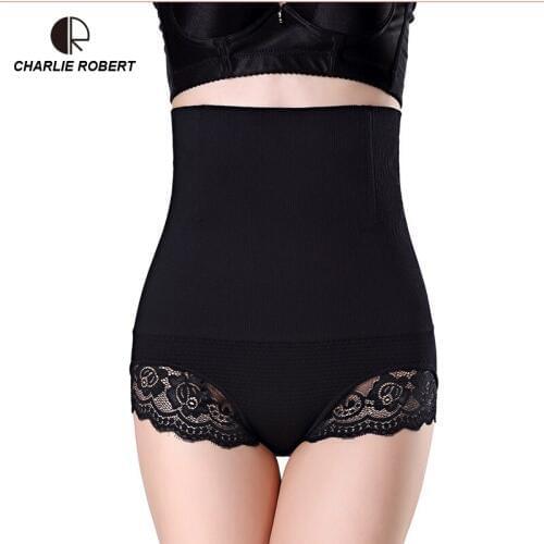 CR 2pcs Beauty Slim Pants lift Shapers Control Body Shaper slimming High Waist Underwear Waist Trainer Bodysuit