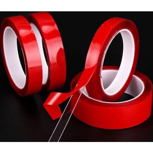 2 Rolls /1roll 3M Double Sided Adhesive Tape Acrylic Transparent No Traces Sticker for LED strip Car Fixed Phone Tablet Fix