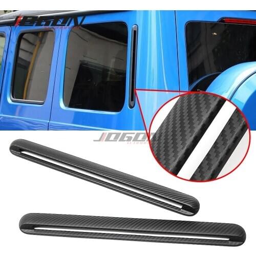 Real Carbon Fiber For Mercedes-BENZ G class W463A W464 G500 G550 G63 2019 2020+ Car Accessories Window "C" Pillar Cover Trim