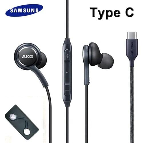 Samsung S21 S20 Note 10 Plus AKG Earphone EO IG955 Type C In-ear Sports Music Headsets With Wired Mic For Note 20 S21 S20 Ultra