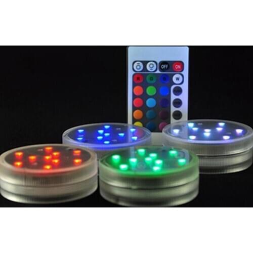 LED Submersible Multi-Color LED Light Lamp Decorative Lamp with IR Remote Control Underwater Night Garden Swimming Pool Light