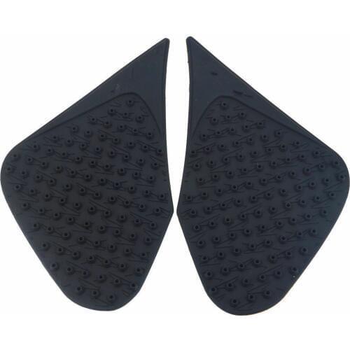 2x Black Gas Tank Pad Traction Side Fuel Knee Grip Decal For Yamaha YZF R3 2015-UP