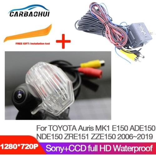 Car Starlight Night Vision Car Rear View Reverse Backup Camera For TOYOTA Auris MK1 E150 ADE150 NDE150 ZRE151 ZZE150 2006~2019