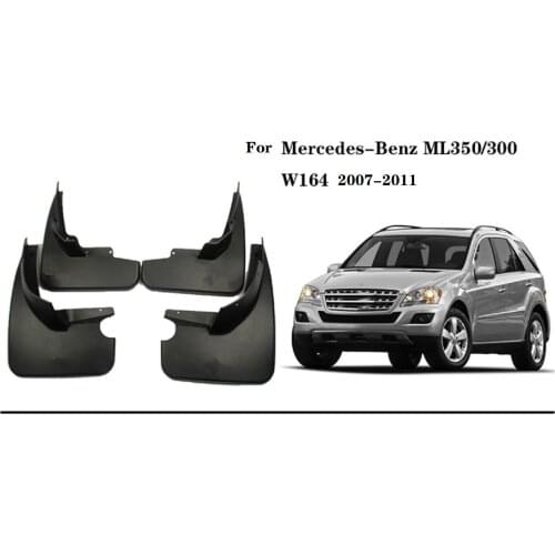 Car Mudflap For Mercedes Benz ML 300 350 W164 2007-2011 Fender Mud Guard Splash Flaps Mudguard Accessories