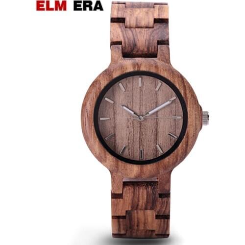 Wood watch women ladies watches in womens watches luxury Women Quartz Watch luxury ladies wood watches