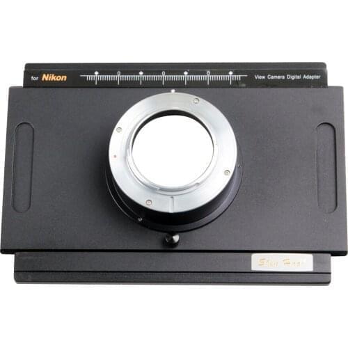 Nikon DF D4 D7000 DSLR Digital Back Adapter For 4x5'' Camera Toyo Linhof Ebony