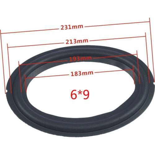 Speaker Rubber edge For Car Audio Repair Parts 6*9 inch oval Speaker Folding Ring 5*7 Inch Rubber Surround New Arrivals 2PCS