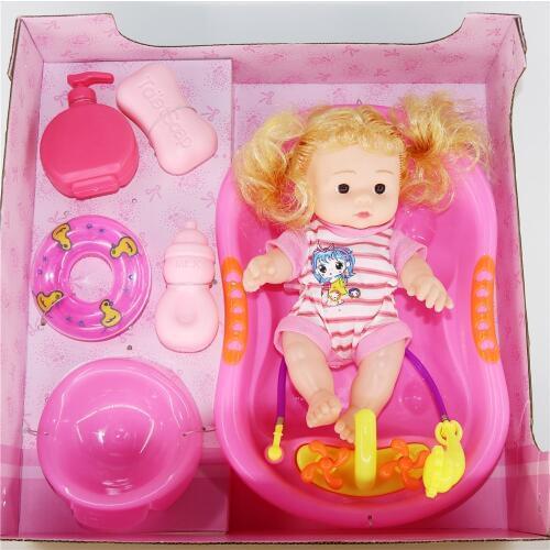 Bebes reborn Talking baby toy full vinyl body silicone reborn dolls bathing talking feeding blinking baby newborn toys gift 32cm