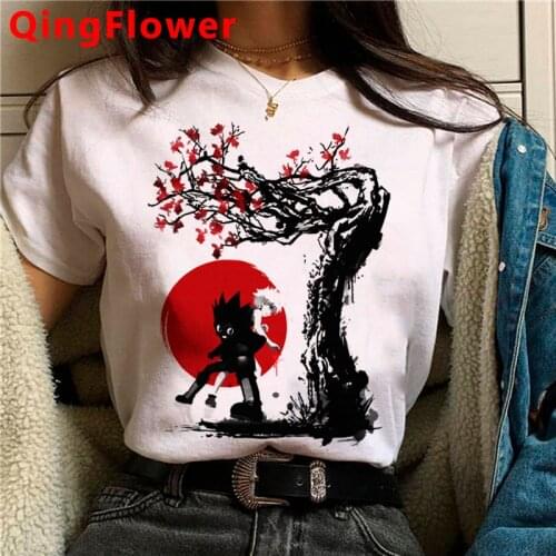 Hunter x Hunter Killua Zoldyck Kurapika Hisoka summer top tshirt women casual ulzzang plus size clothes aesthetic