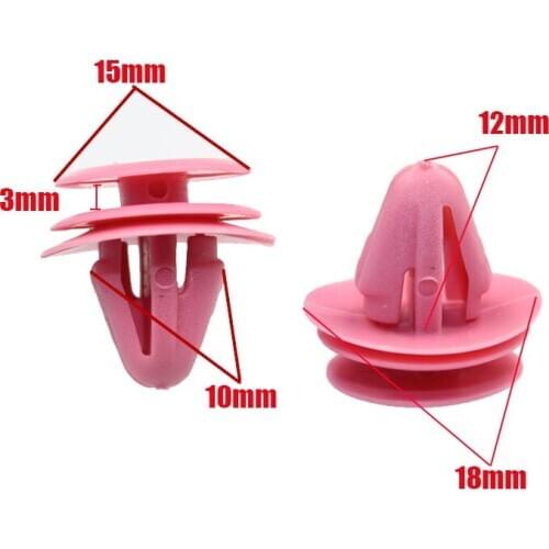 50Pcs Car Trim Panel Clips Fastener Rivet Retainer Clips For Hyundai Azera Elantra Sonata Tucson Kia Optima Sportage 82315-27000