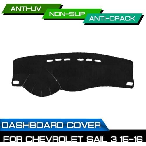 Car Dashboard Mat for Chevrolet Sail 3 2015 2016 Anti-dirty Non-slip Dash Cover Mat UV Protection Shade
