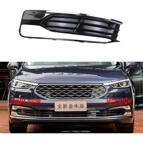 For Ford Taurus 2019 2020 High Configuration Fog Light Cover Fog Lamp Shell Front Bumper Grille Driving Lamp Cover