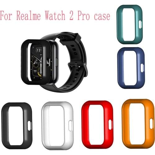 Fashion Matte Protective Case For Realme Watch 2 Pro Cover Hard Shell For For Realme Watch 2 Pro Plastic PC Frame Accessories