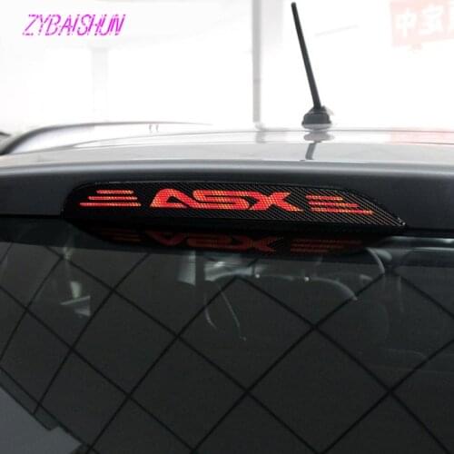 Leader sales carbon fiber stop decoration cover stickers cover for Mitsubishi ASX 2011 2012 2013 2014 2015 Automotive Accessorie