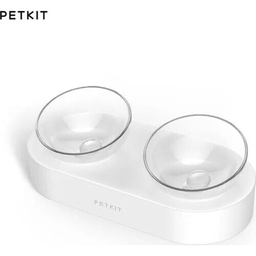 New Petkit Pet Bowls Dog Cat Drinking Bowls Feeding Dishes Adjustable Double Feeder Bowls Water Cup Puppy Cats Pets Supplies