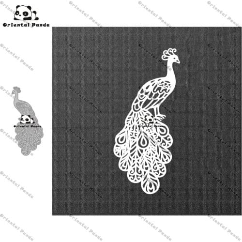New Dies 2020 Amazing Peacock Metal Cutting Dies diy Dies photo album cutting dies Scrapbooking Stencil Die Cuts Card Making