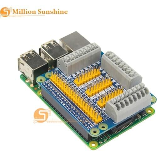 GPIO Expansion Board Raspberry Pi Shield for Raspberry PI 2 3 B B+ With Screws for raspberry pi 3 model b diy kit