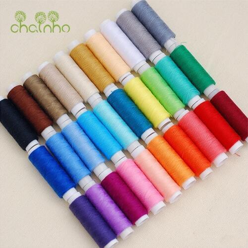 Multi Color Polyester Thread For Sewing & Quilting,30 Spools/lot,High Quality Sewing Thread Suitable For Needlework & Machine