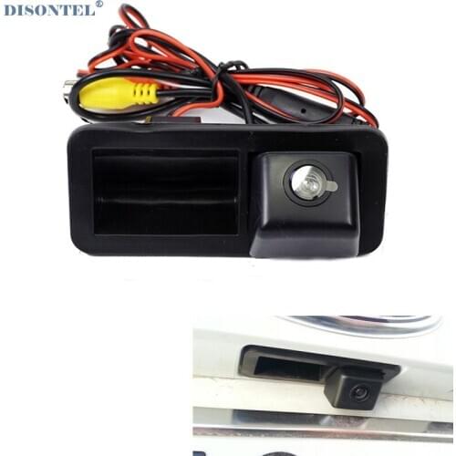 Real 170Deg MCCD Vehicle Trunk Handle Rear View Camera For Ford Focus 2C 3C Sedan Mondeo Land Rover Range Rover Freelander 2