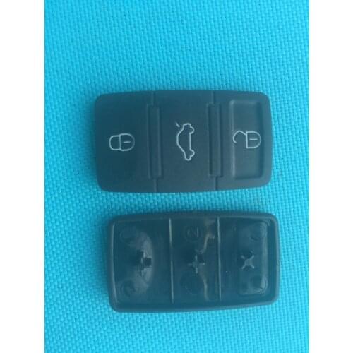 1Pc Of New Replacement Rubber Pad For Vwa 2/3 Button Remote Flip Key Shell Blank Case No Logo Car Accessories Auto Parts Cheaper