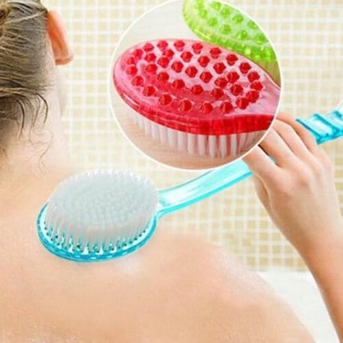 Bath Brush Long Handle Scrubber Skin Massager Feet Rubbing Body Brush Back Exfoliation Bathroom Accessories