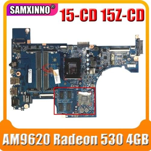 Brand new For HP Pavilion 15-CD 15Z-CD Laptop motherboard 926290-001 DAG94AMB8D0 CPU AM9620 GPU Radeon 530 4GB 100% test work
