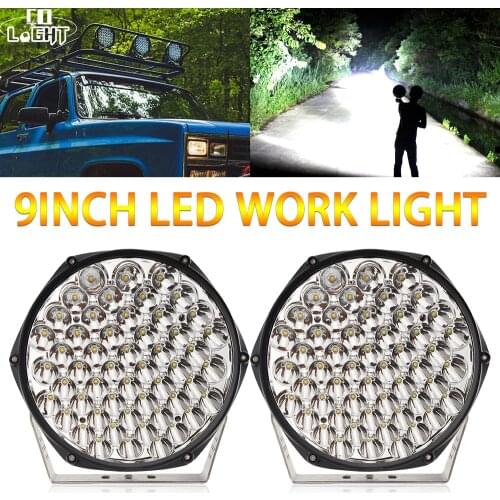 CO LIGHT 16D Led Work Light 12V 520W 9 inch Led Work Lamp 24V High Power Offroad Car 4x4 Led Light Bar for Trucks Tractors Boat
