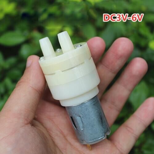 Micro USB Water Pump DC 3V-6V Self-priming Pump Small Small Diaphragm Pump Carbon Brush Motor Pump Long Life for Diy Fish Tank