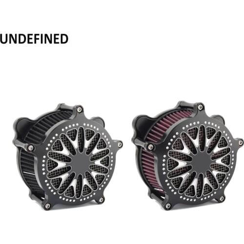 Air Filter For Harley Dyna FXD Street Bob 1993-2017 Softail Fat Boy Breakout Touring Models Air Cleaner Intake Filter CNC Black