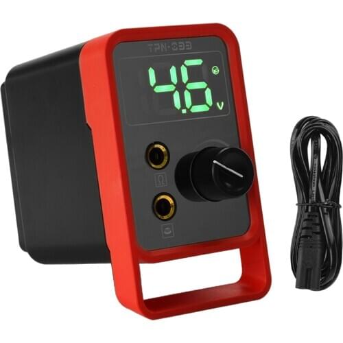 Anti-fatigue Mode Digital LCD Display Rotary Pen Wireless Tattoo Machine Motor Power Supply with US Plug Cord Tattoo Kits