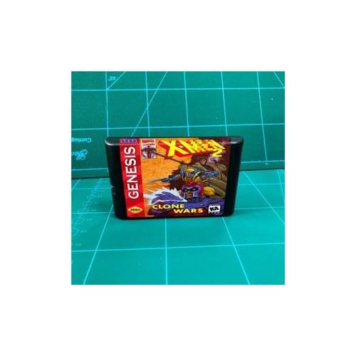 X-Mens 2 - Clone Wars - 16 bit MD Games Cartridge For MegaDrive Genesis console