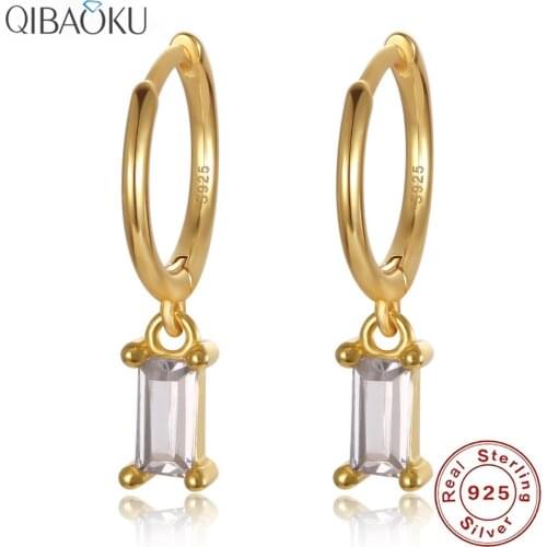 S925 Sterling SIlver Earrings Mini Lab Diamond Gold Hoop Earrings For Women Cute Butterfly Horse Animal Circle Earrings