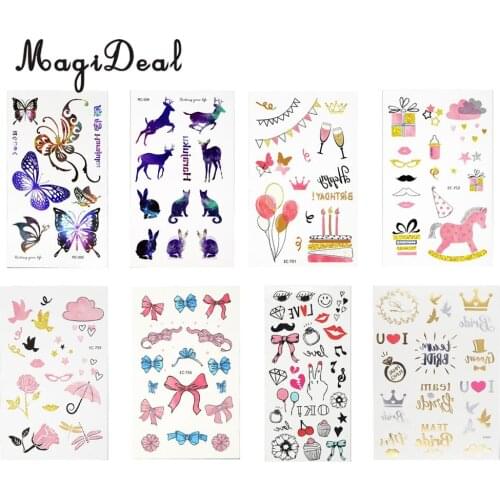 1 Sheet Doll Skull Body Decal Stickers Pattern for 1/6 Blythe Dolls DIY Making