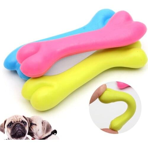 1PCS Pet Toys for Small Dogs Rubber Resistance To Bite Dog Toy Teeth Cleaning Chew Training Toys Pet Supplies Puppy Dogs Cats